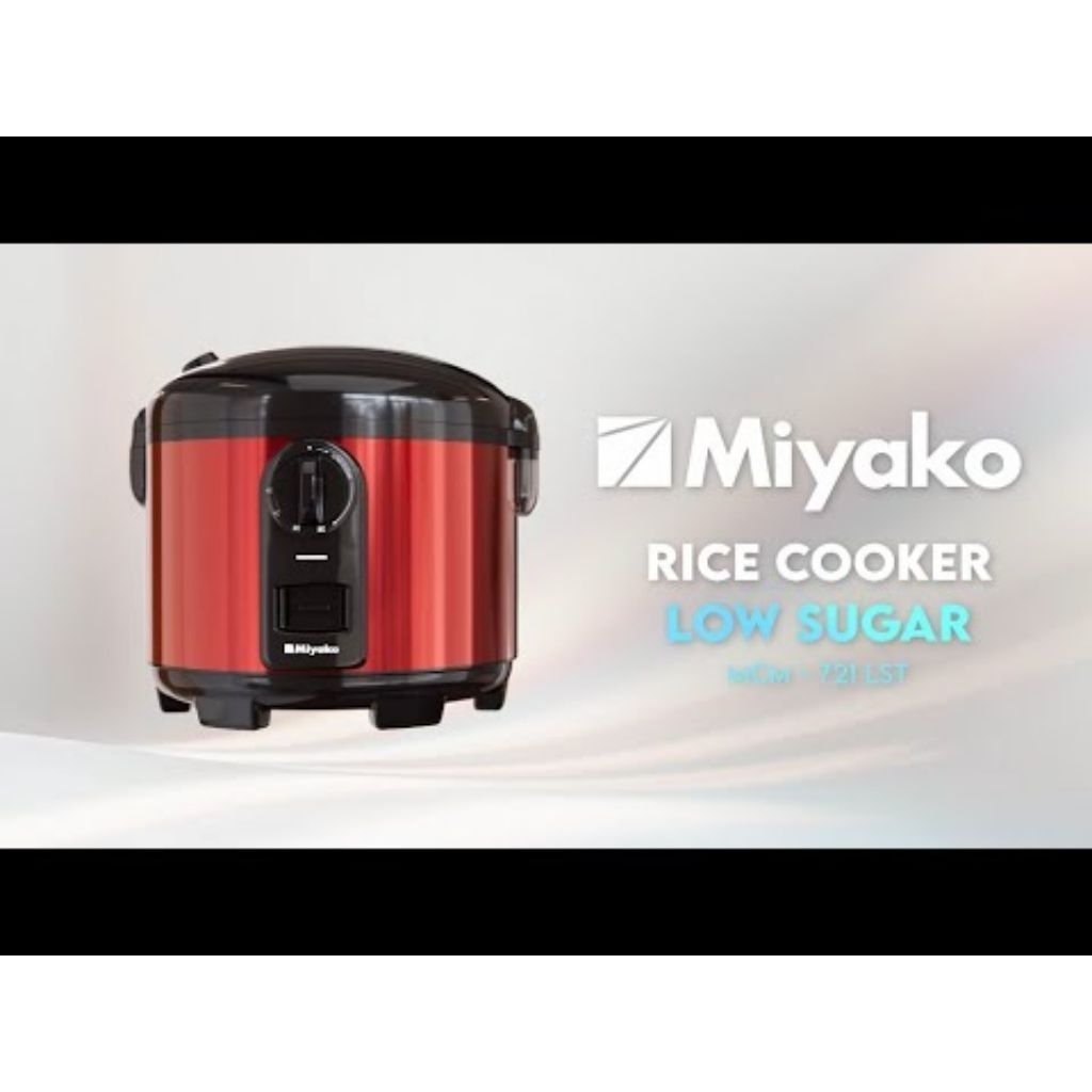 MIYAKO MCM 721 LST Magic Com 1,8 Liter Rice Cooker Sehat 5 in 1 Low Carbo Low Sugar