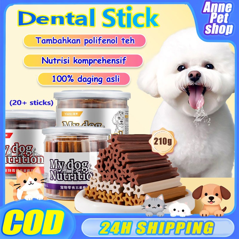 210g My Dog Nutrition Dental Sticks (20+ sticks) -  Dog Treats Snack Anjing Pembersih Gigi Anjing Pe