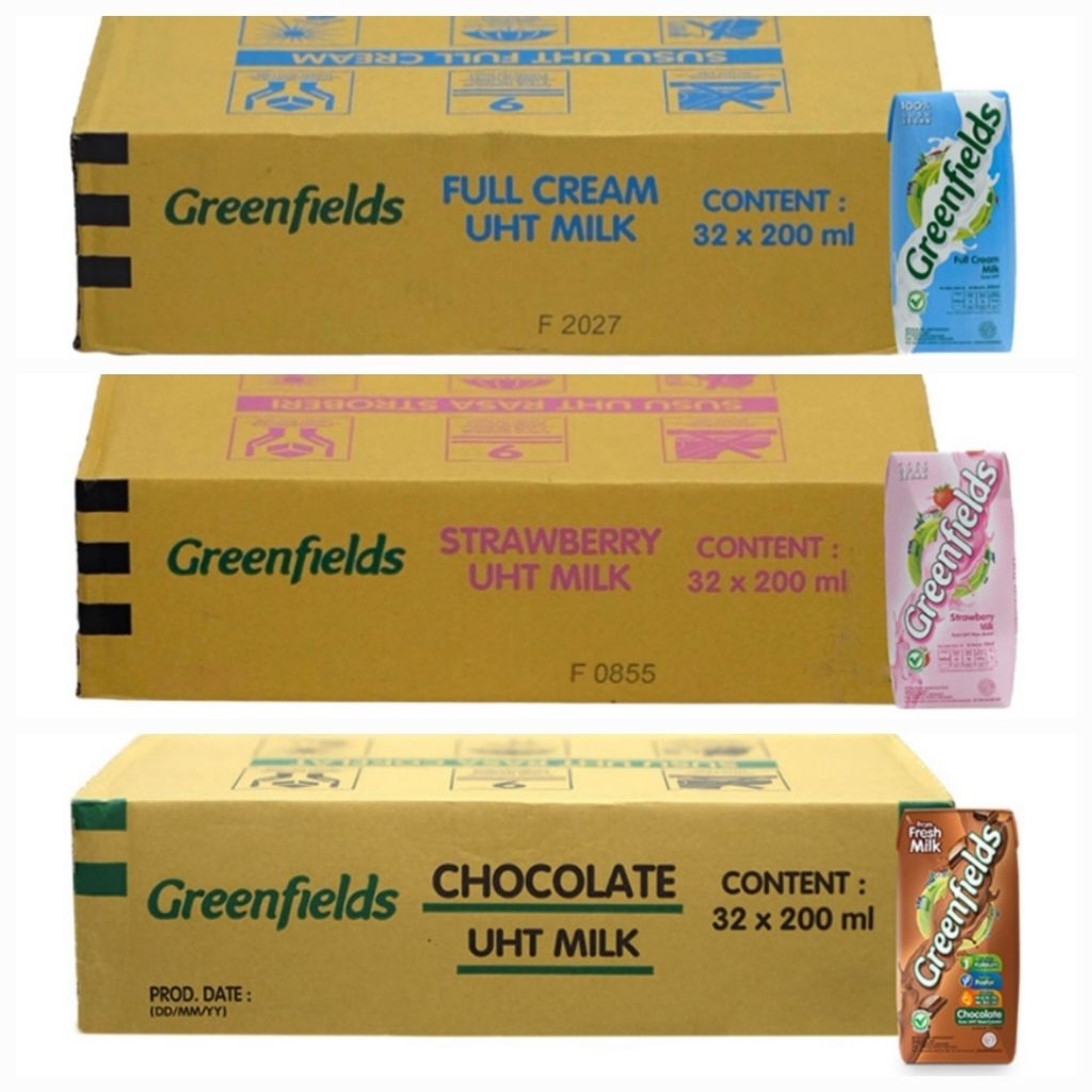 GREENFIELDS SUSU UHT (1 KARTON)