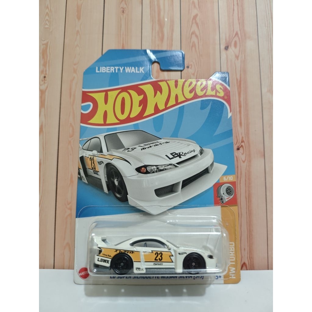 Hot Wheels LB Super Silhouette Nissan Silvia (S15) White Japan Card