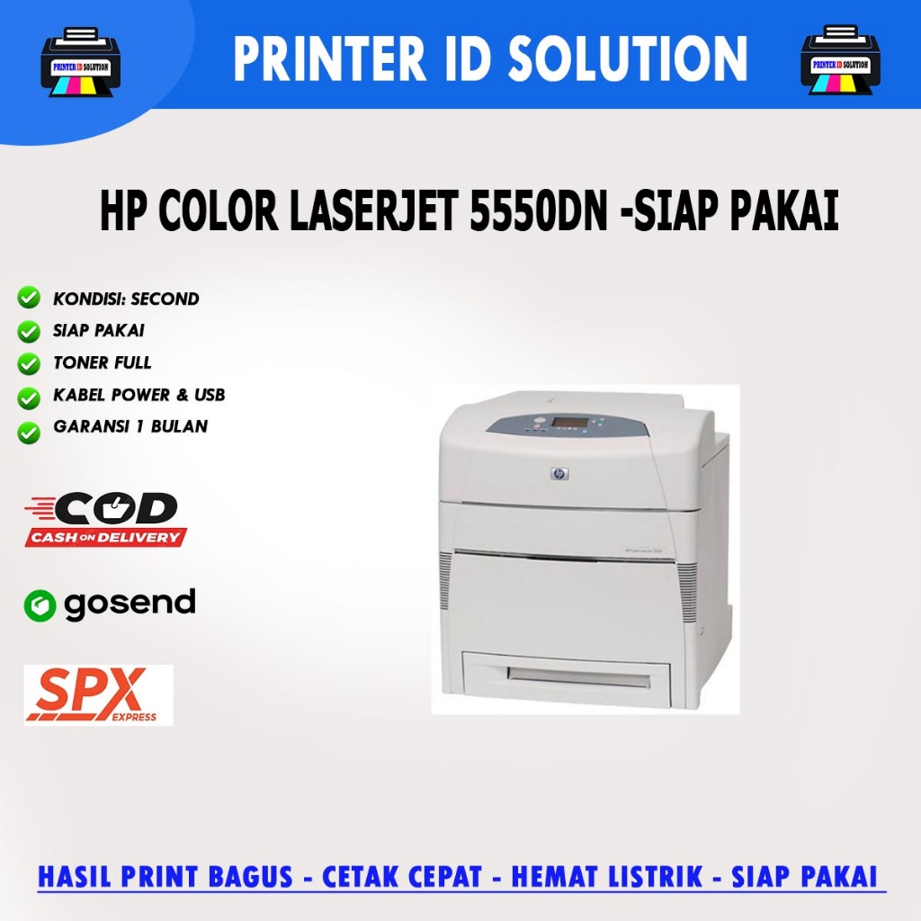PRINTER HP COLOR LASERJET 5550DN