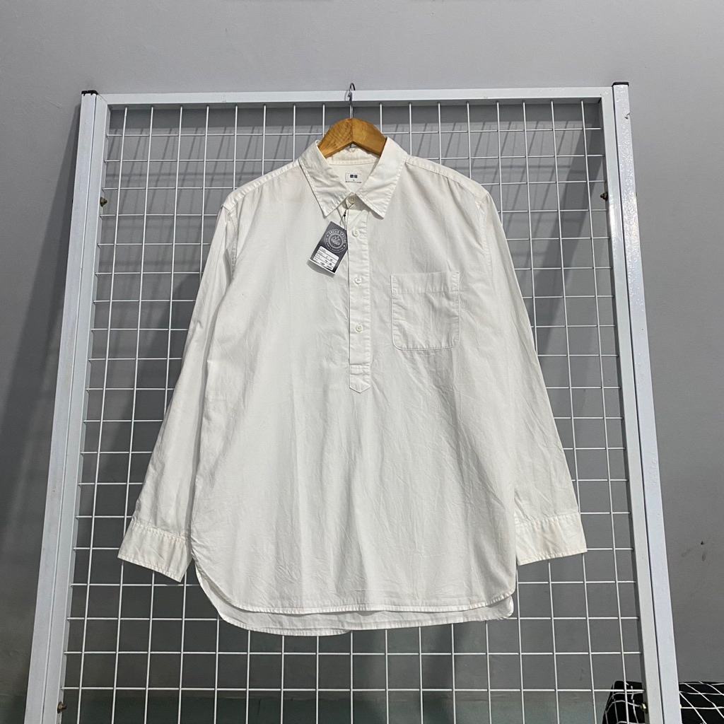 kemeja UNIQLO panjang putih (L fit Xl)