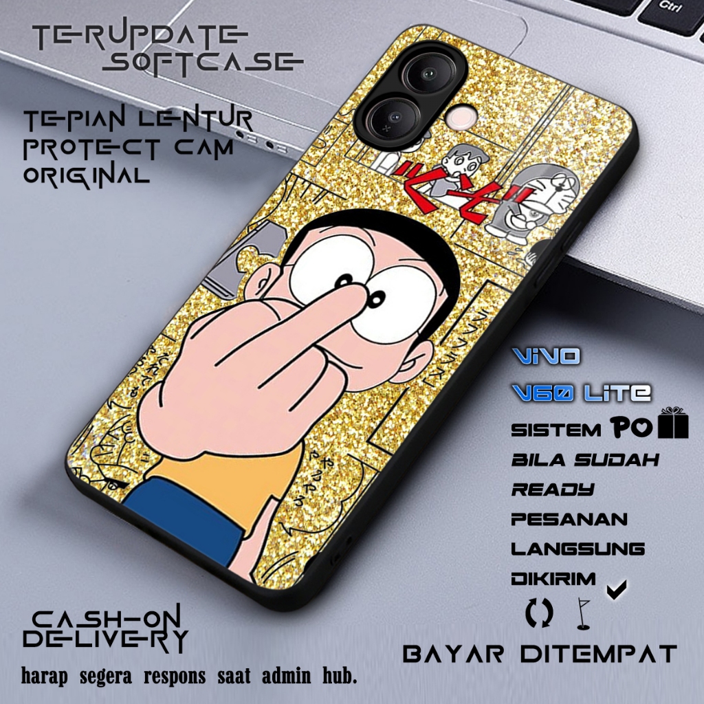 Case Vivo V60 Lite [MC1011] Softcase Kilau V60 LITE Case Casing Hp Vivo Y31 Y400 Pelindung Camera