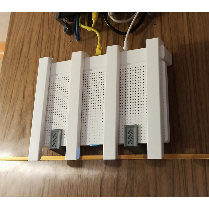 3D Print Stand Dudukan Wall support for Router Xiaomi AX3000T Minimalis