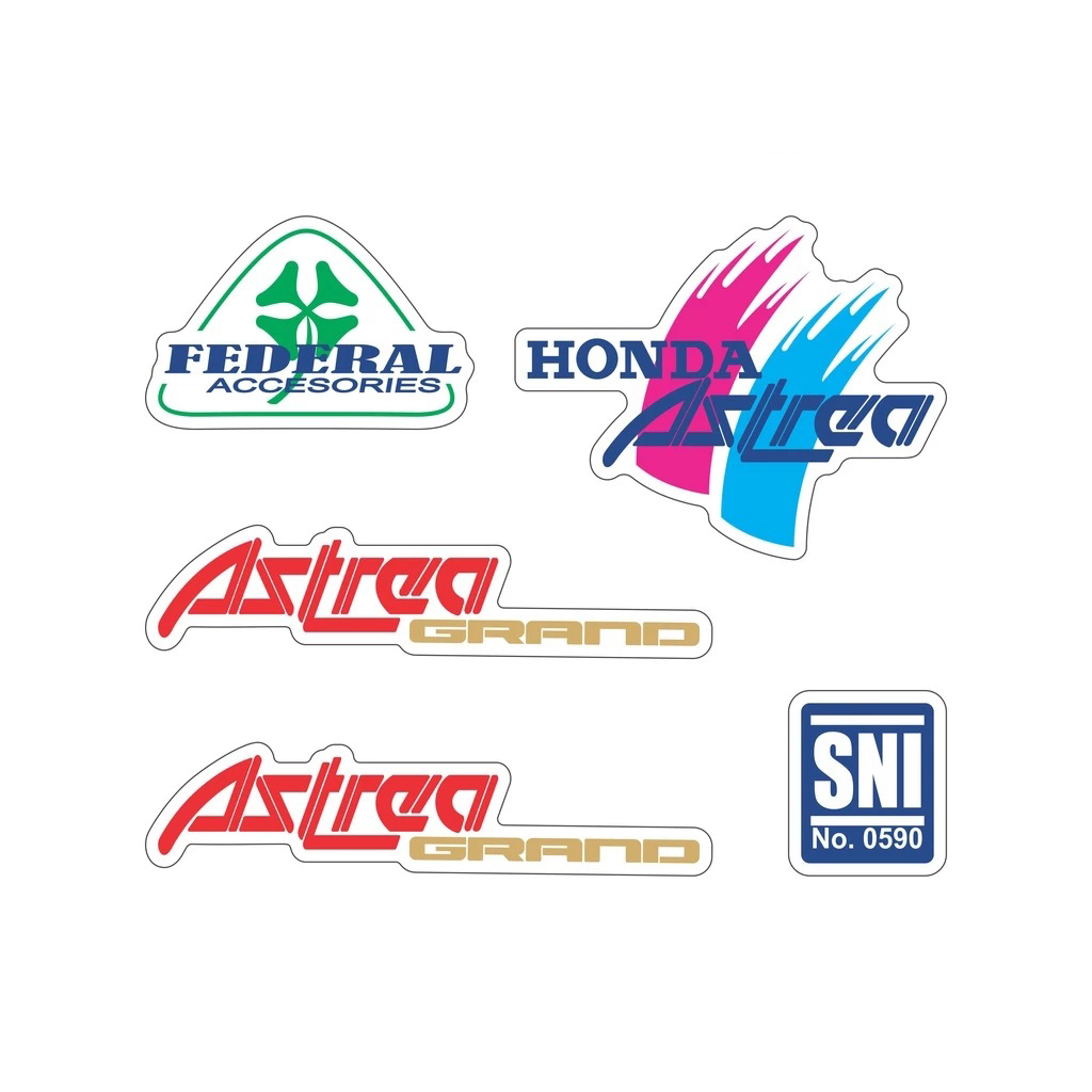 STIKER HELM HONDA ASTREA PRIMA STAR GRAND ASDAP