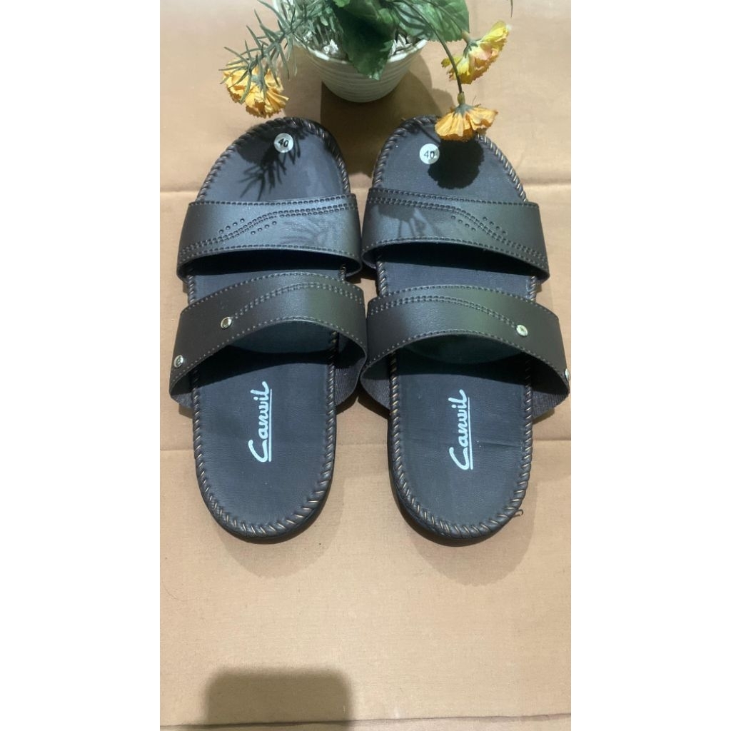 Sandal Carvil Pria | Jahit Rapi | Sandal Keren | Sandal Kece