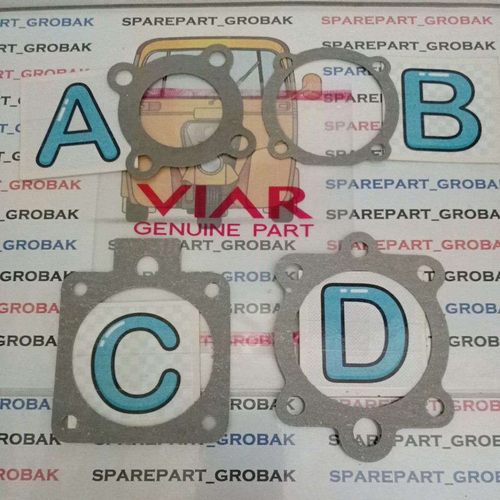 Perpak Girbok Gasket Gearbox Paking Maju Mundur (Ecer) Viar Karya Radiator, Original