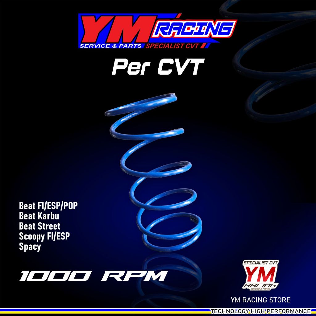 PER CVT BEAT KARBU 1000 RPM / PER CVT SCOOPY KARBU 1000RPM | PER CVT SPACY KARBU 1000 RPM ( PER CVT 