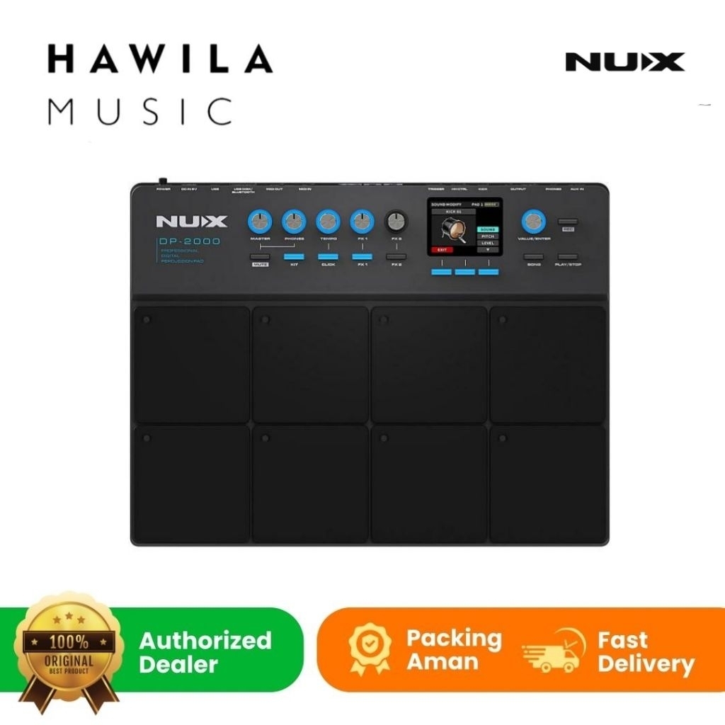 Drum Elektrik Drumpad Drum Pad Elektrik Nux DP 2000 DP2000 Precussion Drum Pad