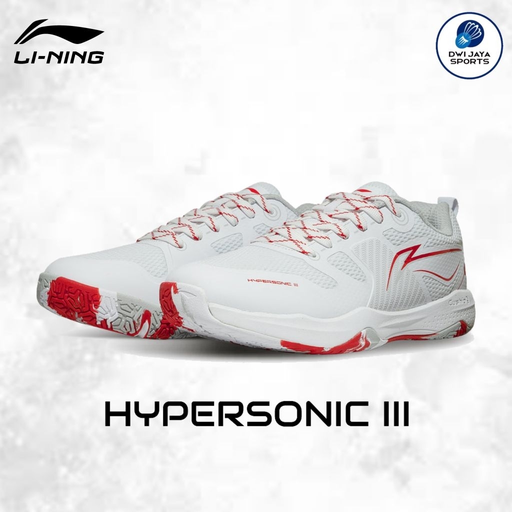 New Sepatu Badminton Lining HYPERSONIC III | Sepatu Lining Hypersonic 3 | Lining Hypersonic III Puti