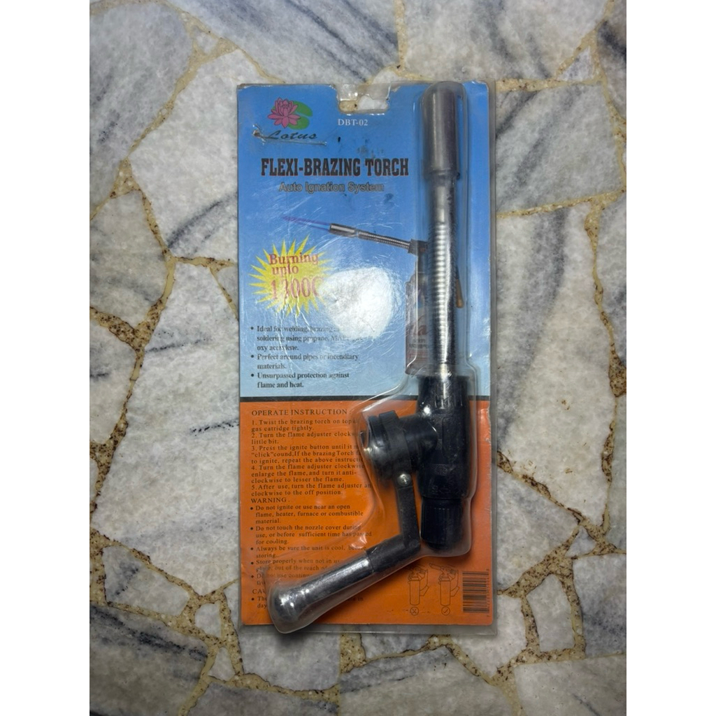 Flame Gun Lotus DBT-02 / Flexi Brazing Torch Lotus DBT02