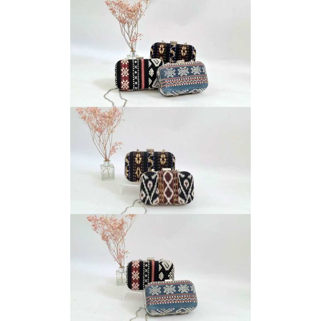 Tas Pesta Rona Kombinasi Tenun NTT