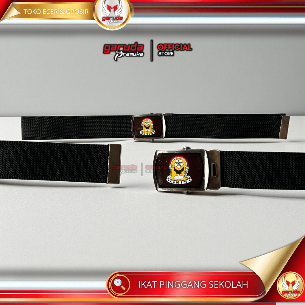 harga 1pcs gesper sma osis sabuk pengikat pinggang tali ikat pinggang sekolah menengah atas sma