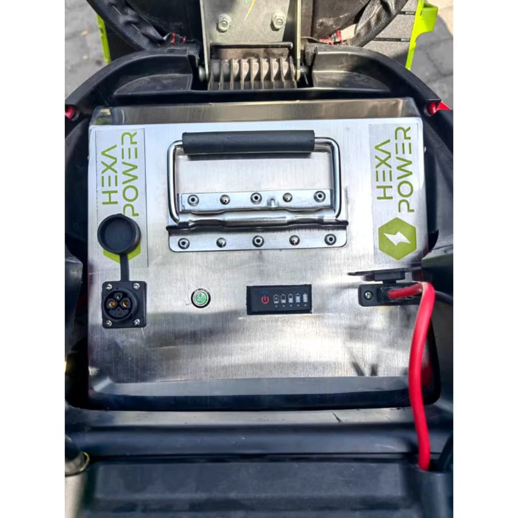 Baterai LG 66Ah CATL 80Ah Polytron Fox R S 500 350 Yadea Gesits Alessa M100 Adora Custom Hexa Power 