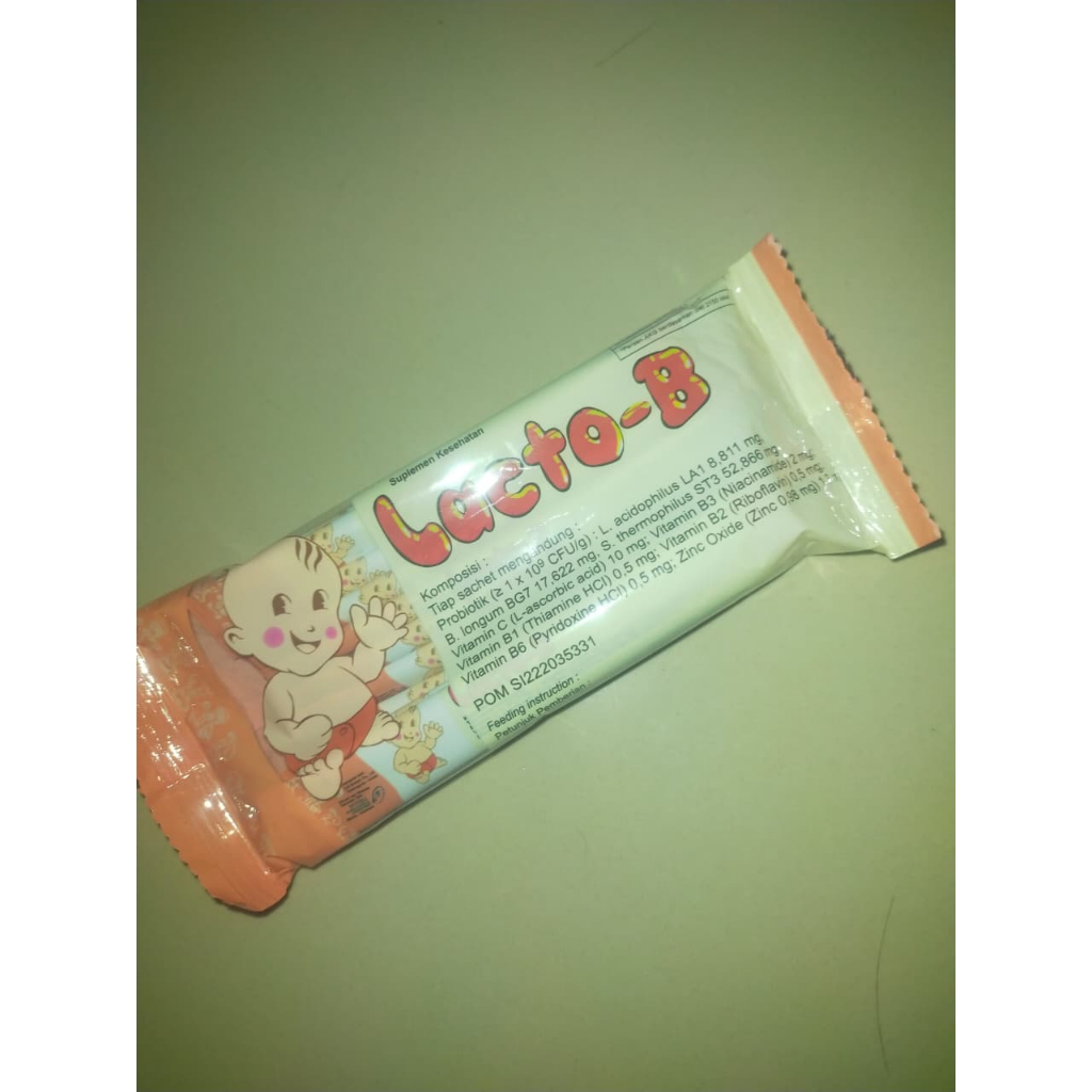 Lacto-b sachet suplemen pada bayi