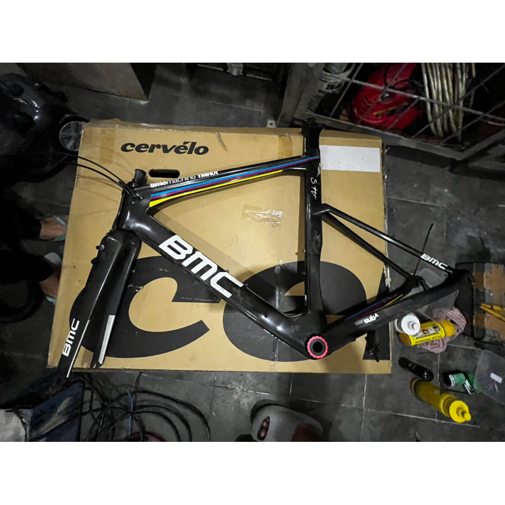 frameset BMC aero original size 54 rims brake