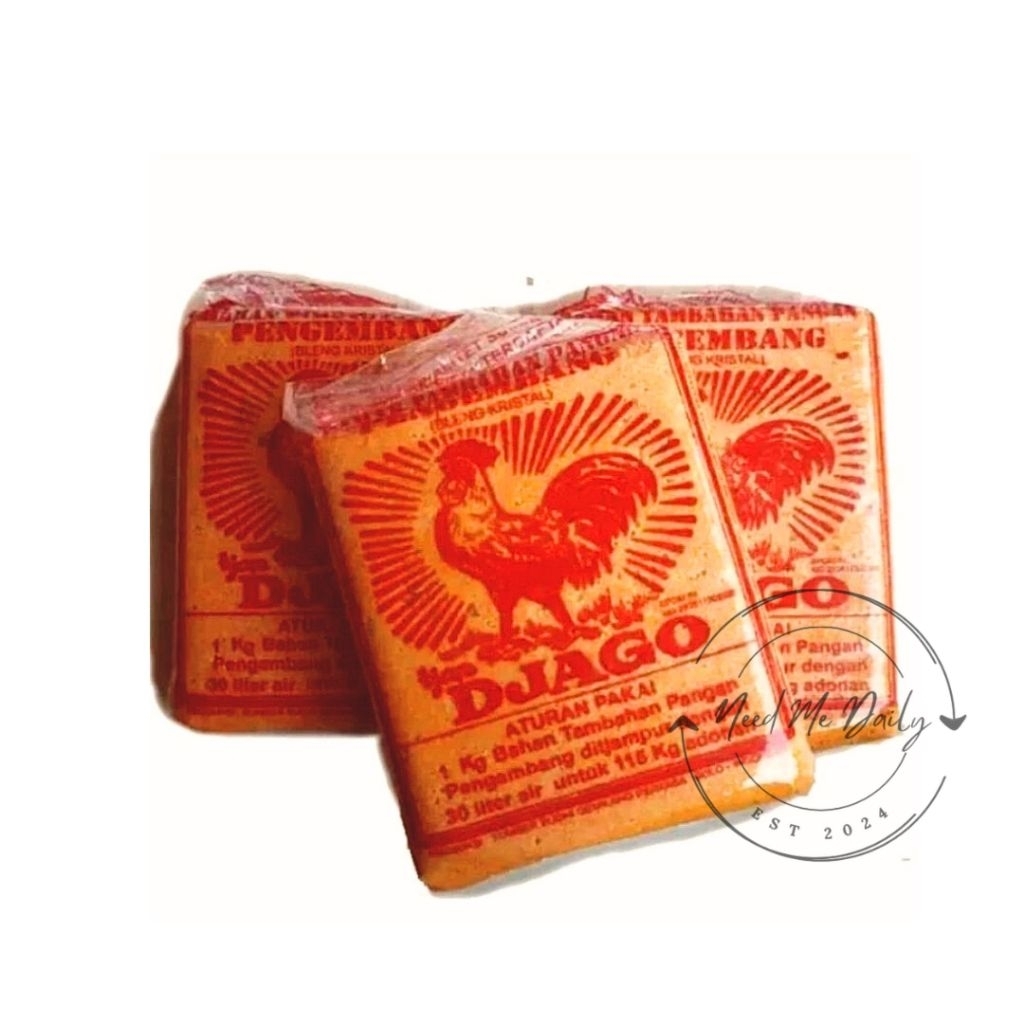 [ BPOM ] Garam Bleng Cap DJAGO Garam Pengenyal dan Pengembang Kerupuk Puli Obat Kerupuk ASLI Super