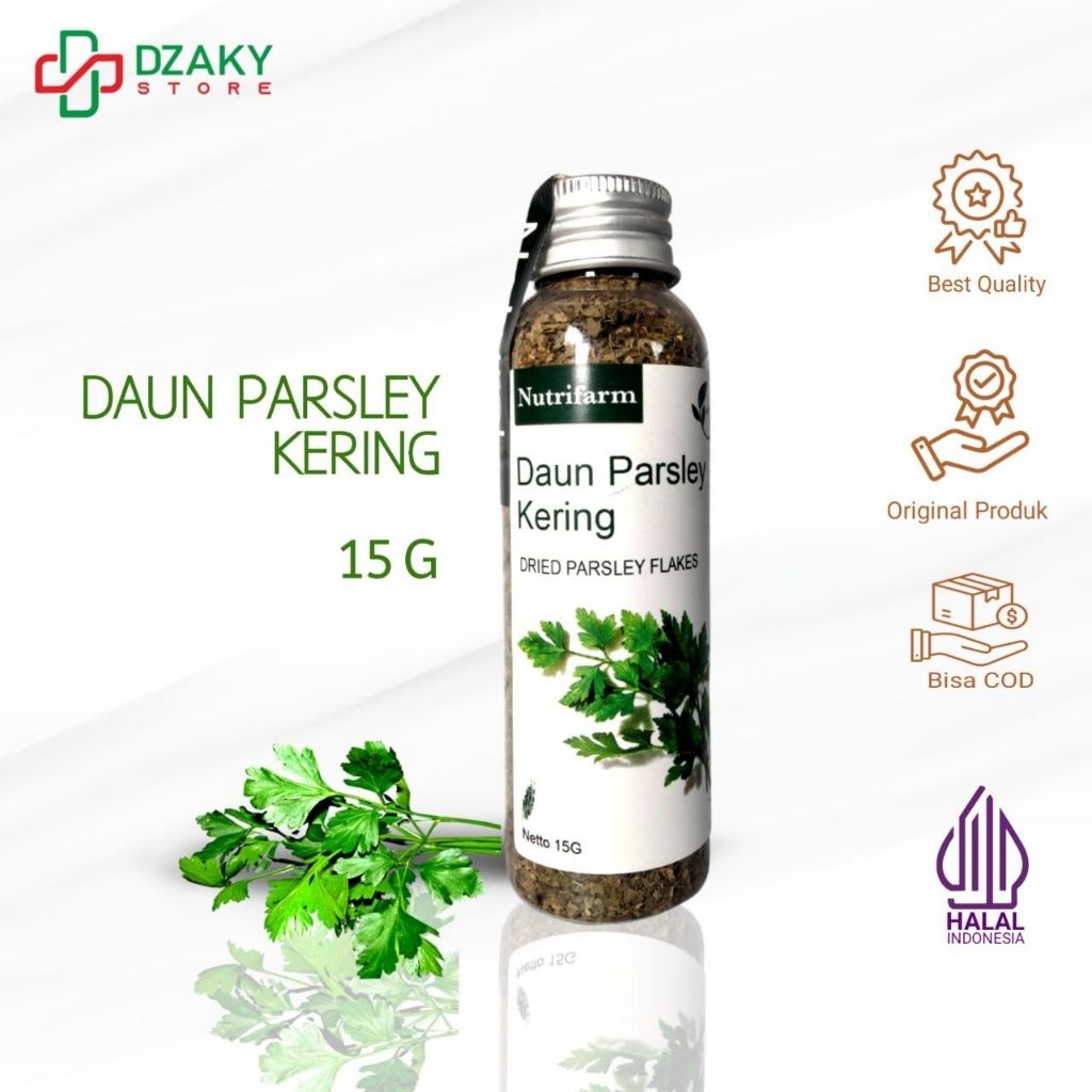 DAUN PARSLEY 15GR 45GR KERING BUBUK MPASI FLAKES SEGAR 1KG KOEPOE KOEPOE JAYS KERING 1KG BAKERY BUBU