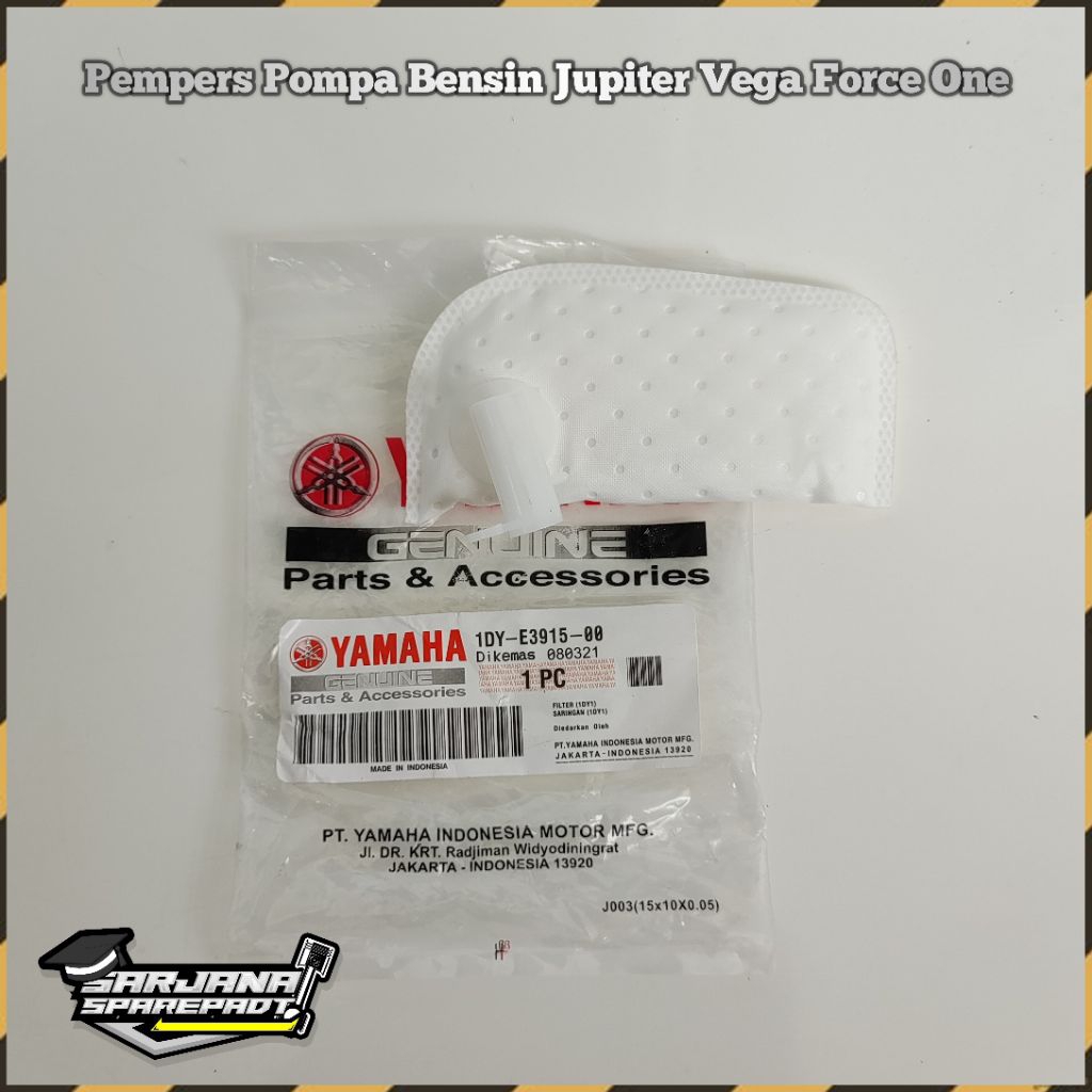 Pampers Pempers Filter Saringan Fuel Pump Pompa Bensin Motor Yamaha Jupiter Z1 New 115 Robot Salib V