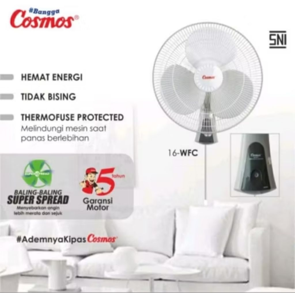 Kipas Angin Dinding Cosmos 16WFC / Wallfan Cosmos 16WFC (16inch)