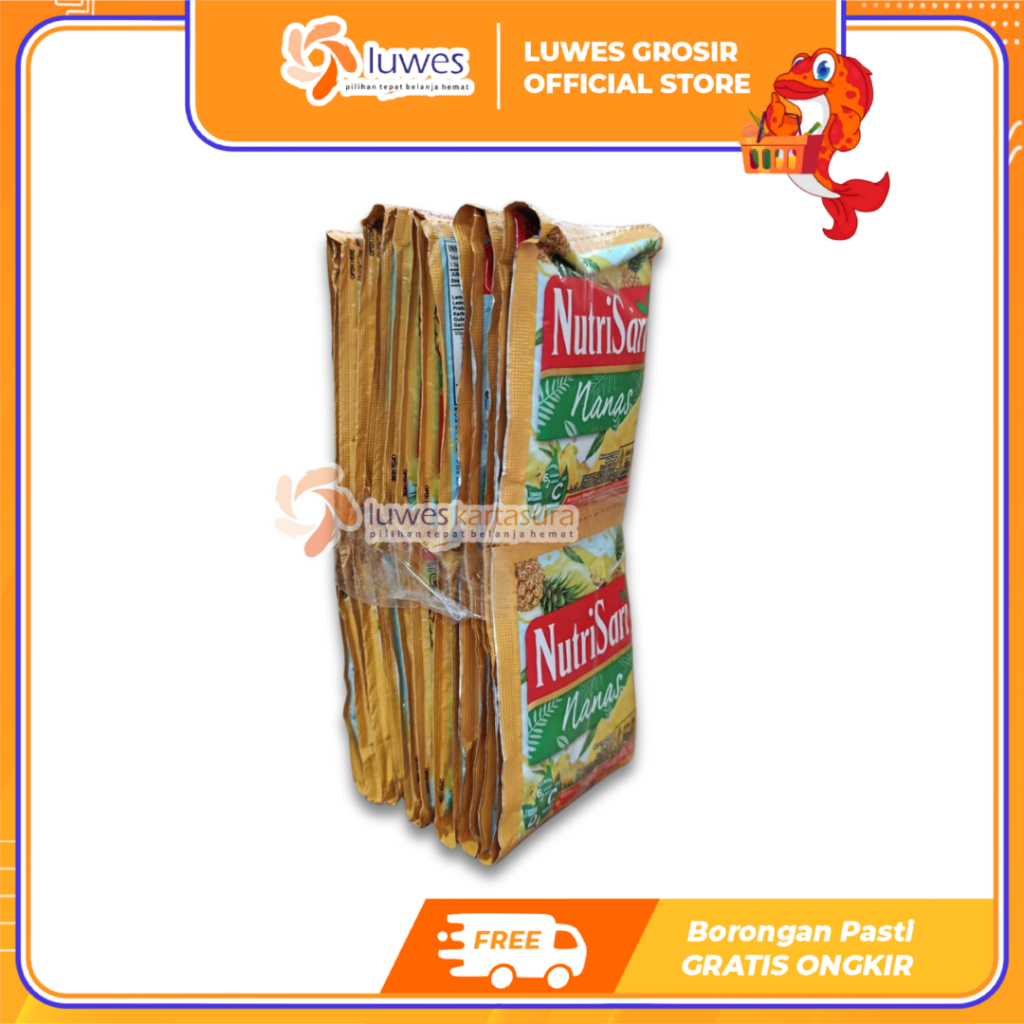 [GROSIR] Nutrisari Renceng Isi 30 Pcs Minuman Bubuk Instan Rasa Nanas Murah