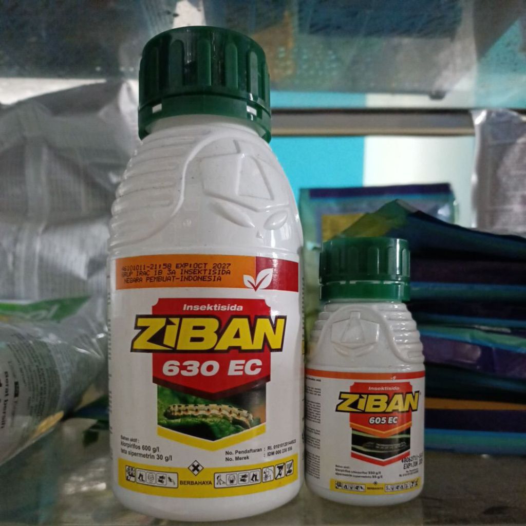 Insektisida ZIBAN 630EC kemasan 400ml dan100ml.untuk mengendalikan hama pada tanaman