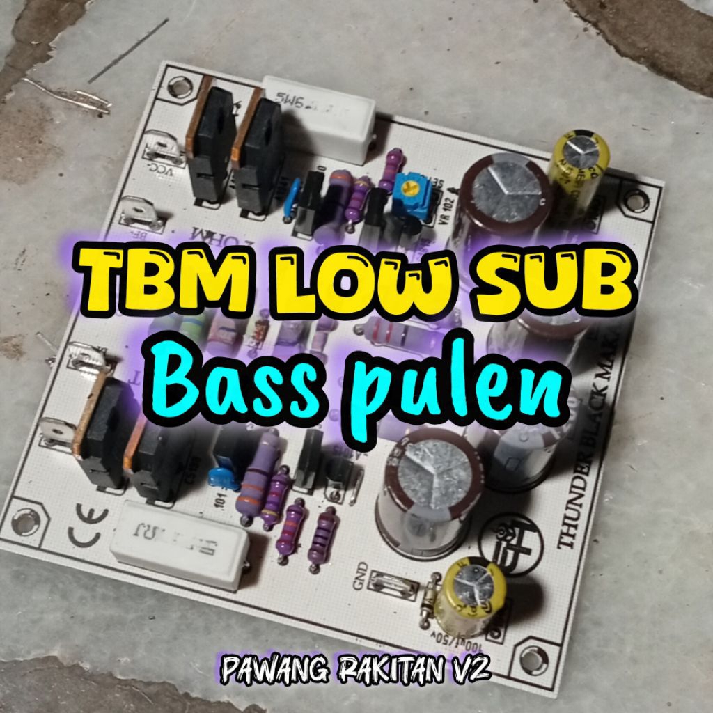 Kit Driver TBM Low Sub Bass Pulen Spek Balap Karung