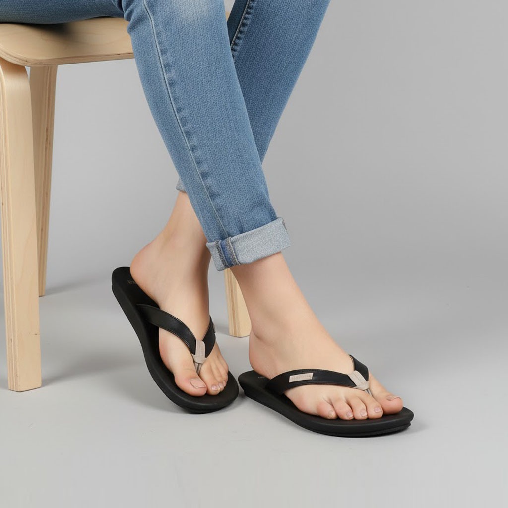 BIAN - Sandal Sendal Jepit Kulit Asli Pria Cowok Ori Murah Terbaru