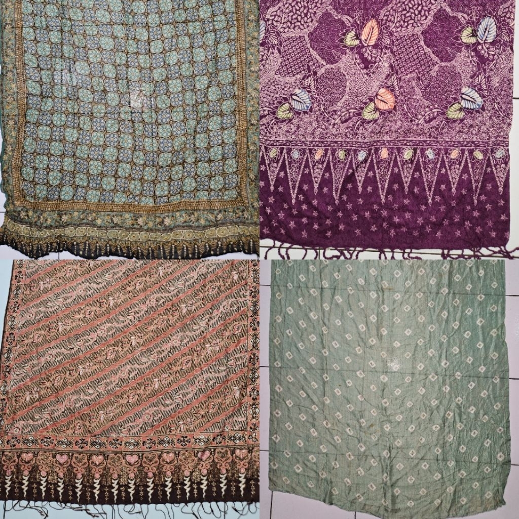 BATIK LAWASAN TULIS SELENDANG sutra