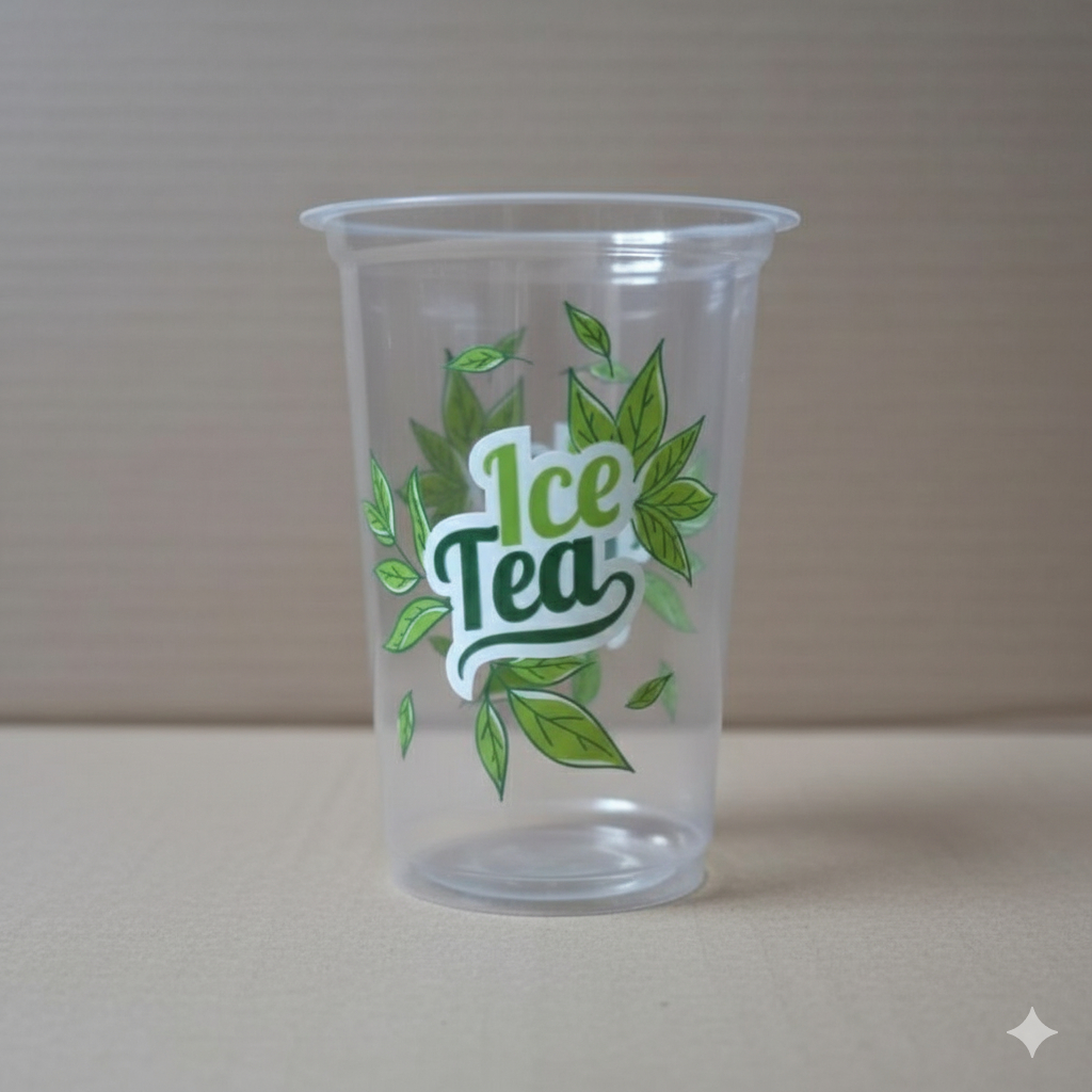 PP CUP 16 OZ PRINTING - ( Tanpa Tutup )