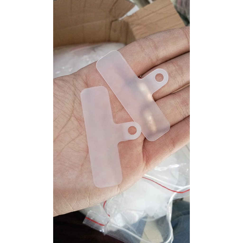 mika hp putih buram bahan gantungan mika hp diy gantungan kunci