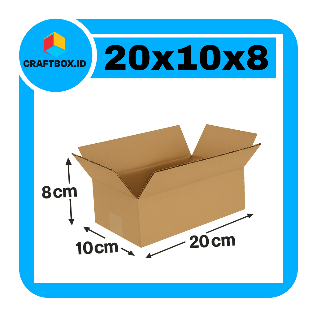 kardus packing UK 20x10x8 kardus polos kardus packing kecil kardus packing besar karton box packing