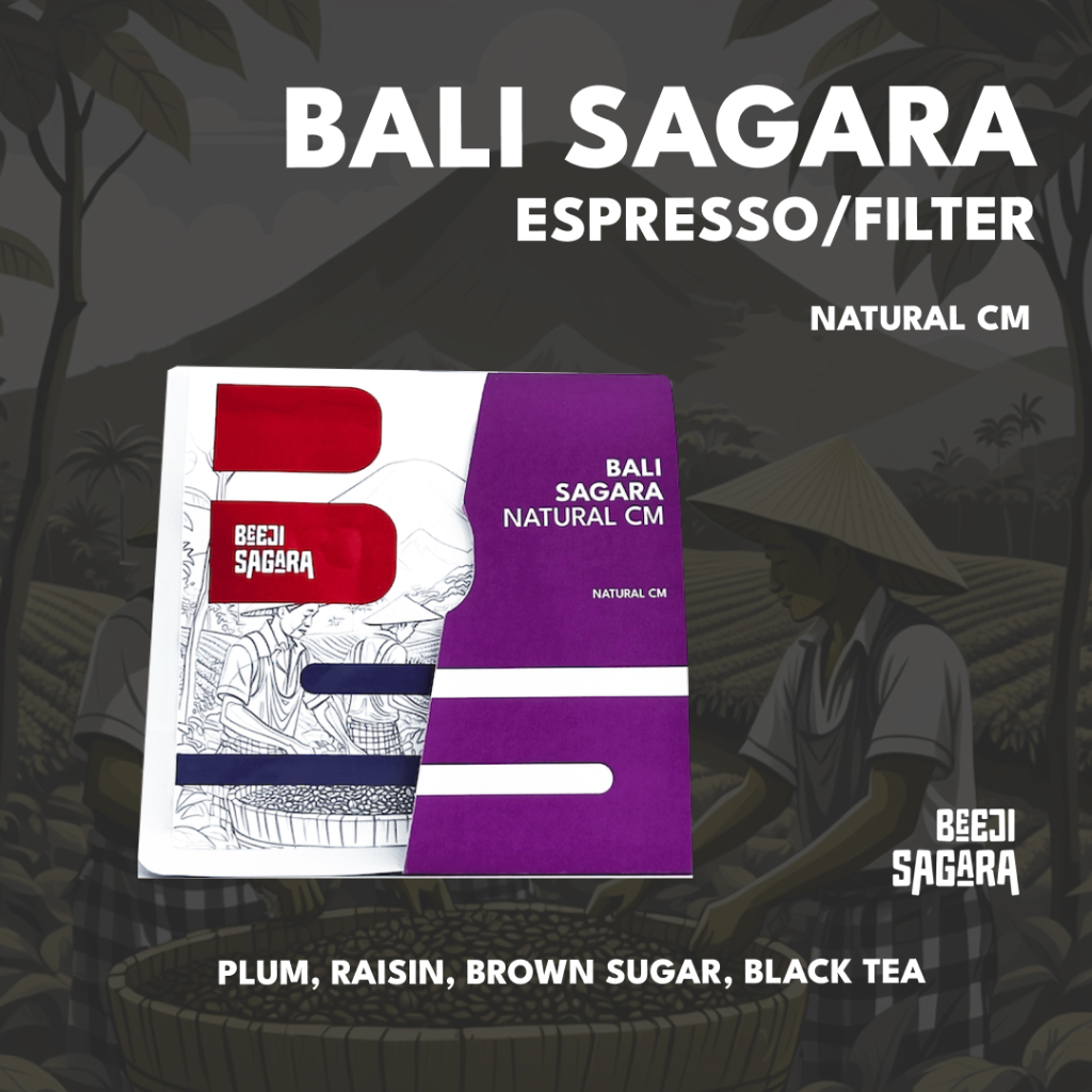 Kopi Arabika Kintamani - Bali Sagara - Natural CM [Filter/Espresso] - Biji/Bubuk - Specialty Grade A