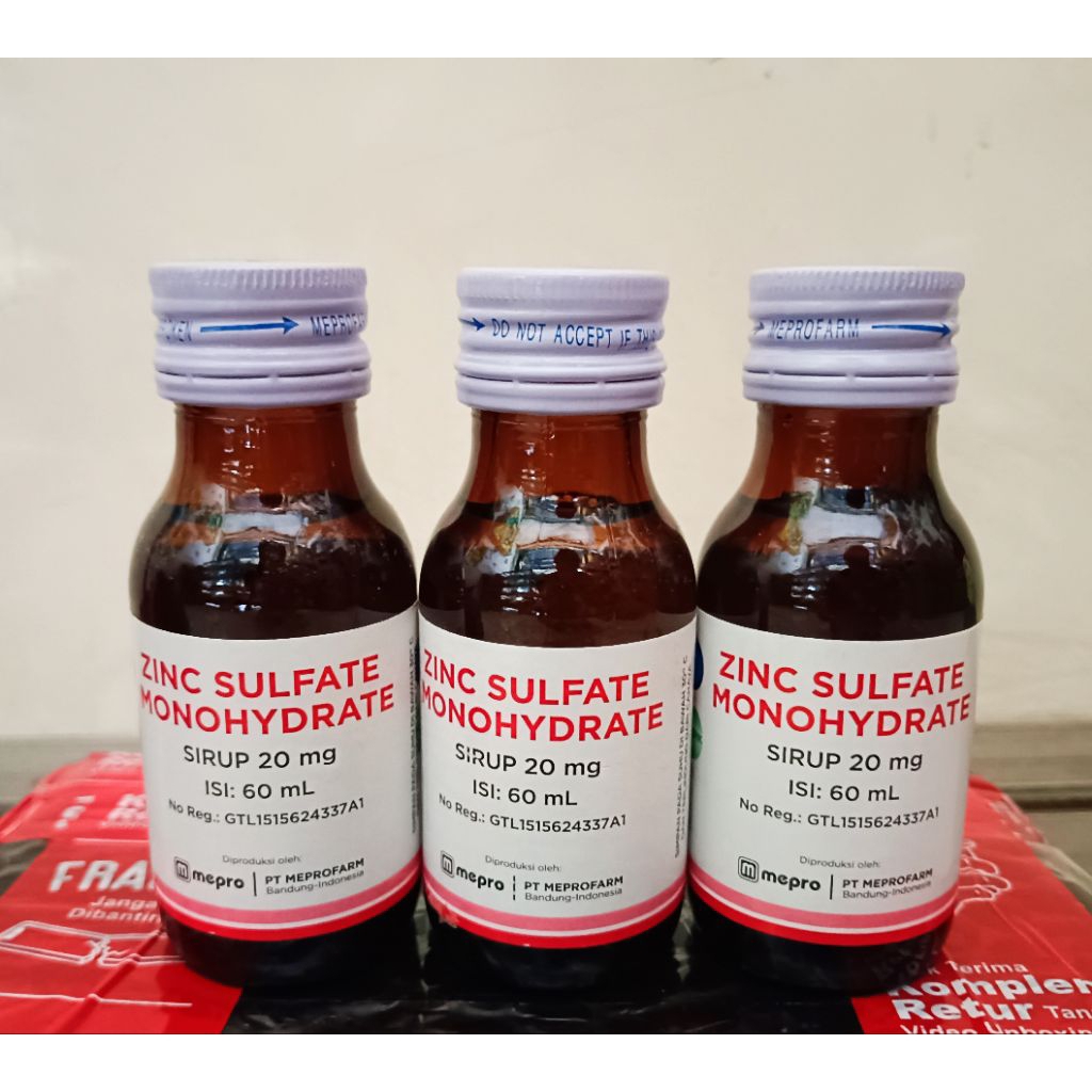 Zinc Sulfate 20mg Sirup Diare anak 60ml