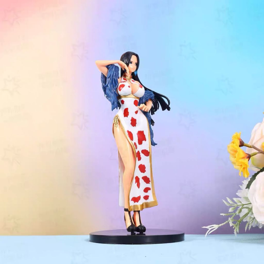 action figures one piece boa Hancock cheongsam sexy girl anime statue figure pvc