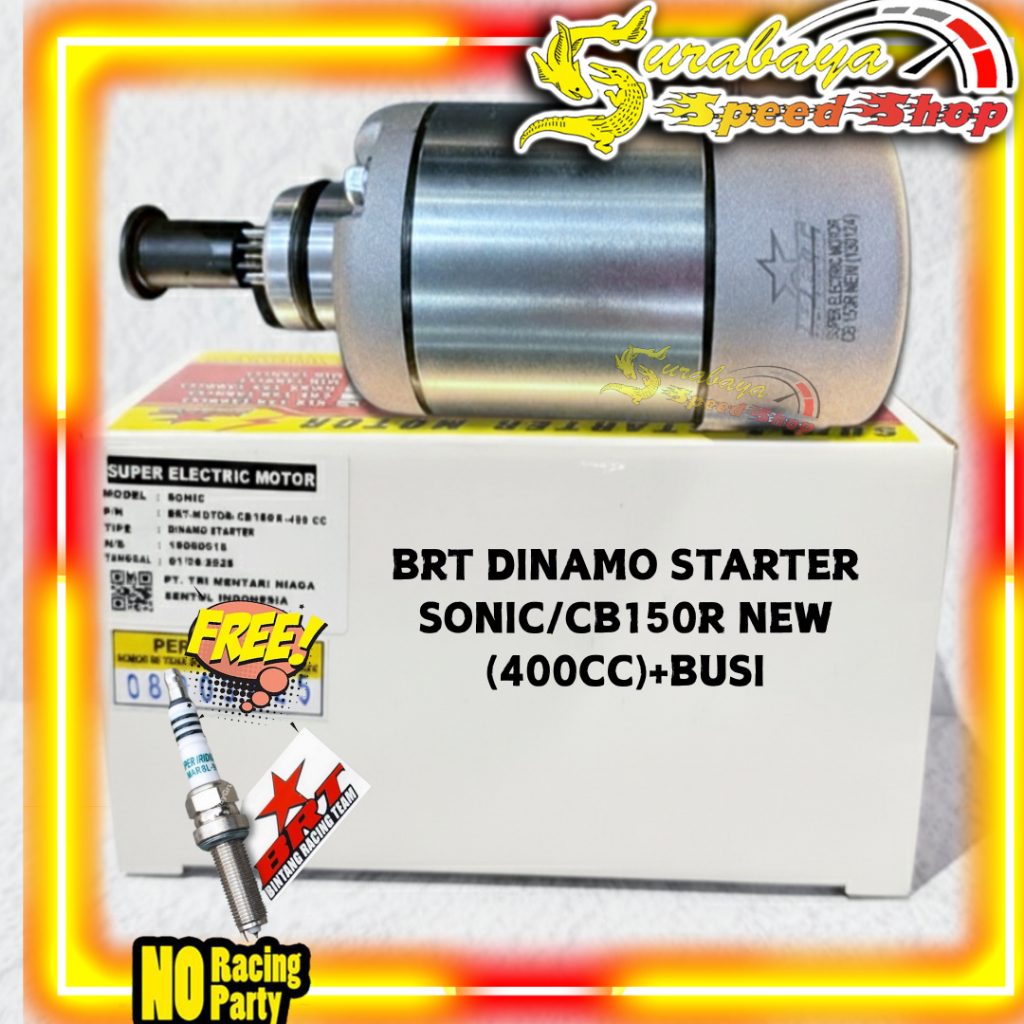 BRT DINAMO STARTER BORE UP SONIC NEW CB150R CBR150R GTR 150 CB150X ORIGINAL BINTANG RACING TEAM