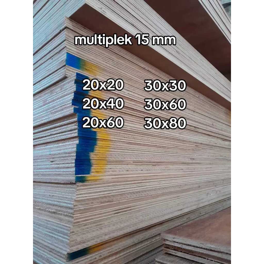MULTIPLEK/TRIPLEK 15MM kondisi Baru ukuran lengkap bisa CUSTOM cocok untuk kebutuhan Anda