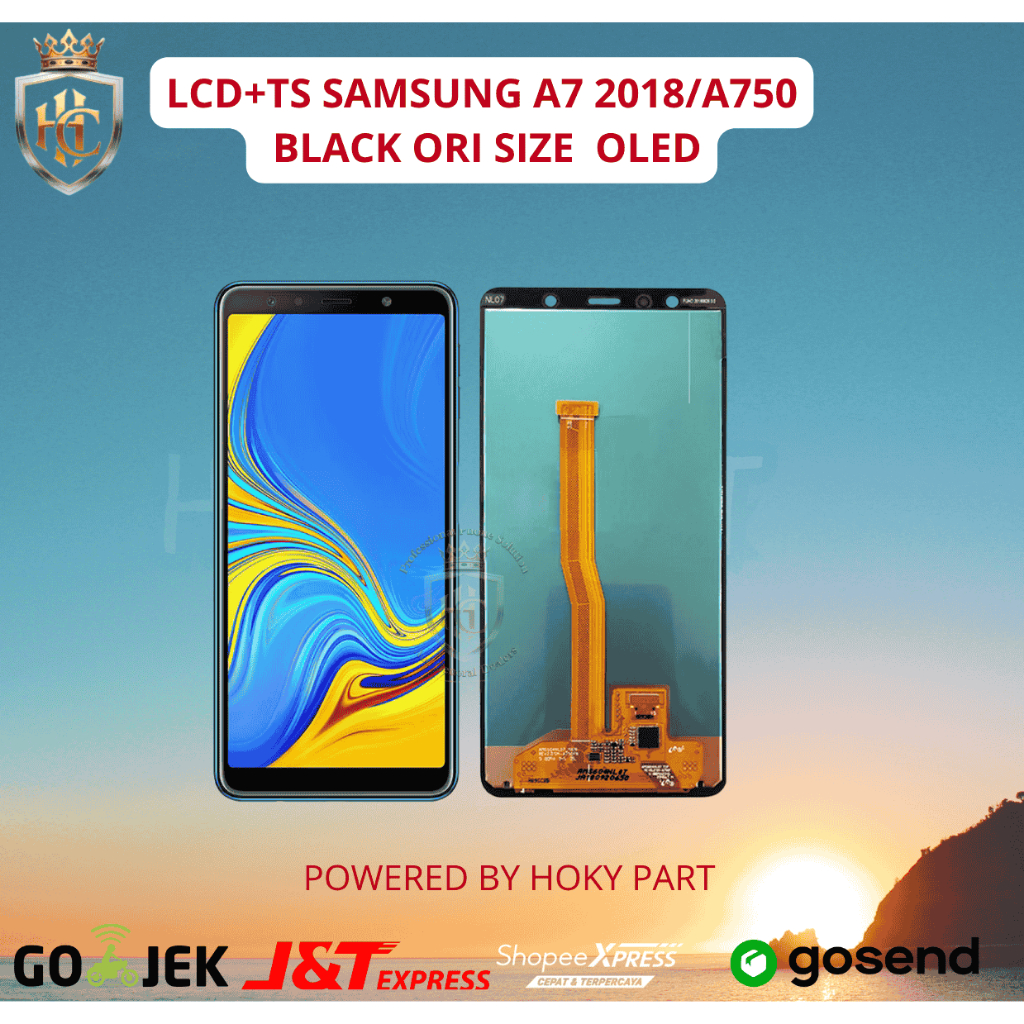 LCD SAMSUNG GALAXY A7 2018/A750 ORIGINAL OLED / INCELL BEST QUALITY