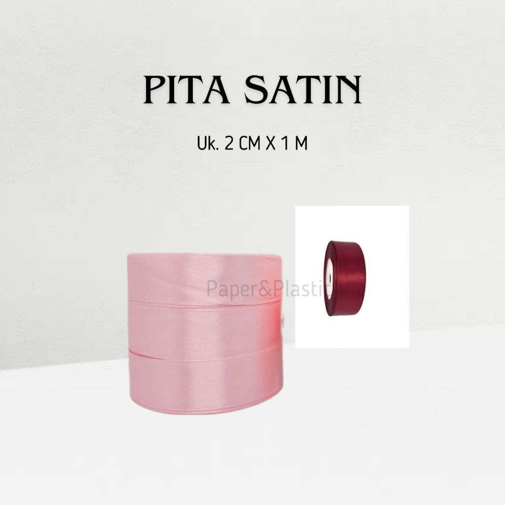 PITA SATIN 3/4 INCH (2 CM) PER METER