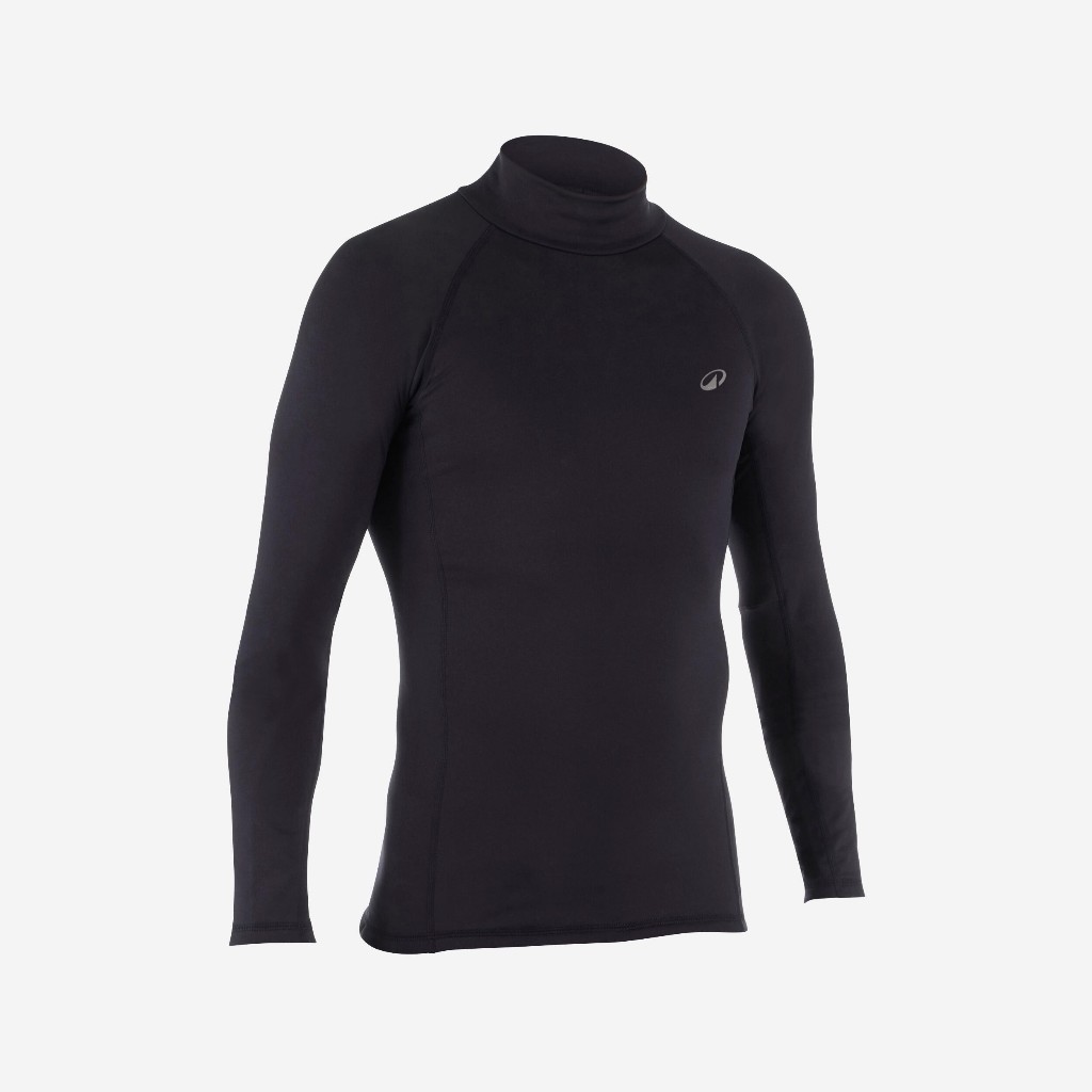 Decathlon OLAIAN Kaos Lengan Panjang Selancar Pria 900 Hitam - 8901220