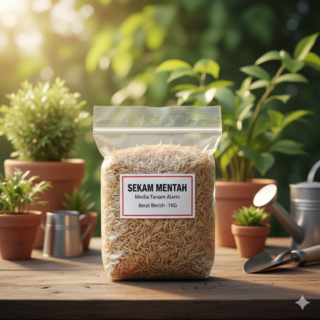 SOBAT PANGAN SEKAM MENTAH 5 LITER KUALITAS UNGGUL SEKAM PADI ORGANIK MEDIA TANAM BERSIH BEBAS SAMPAH