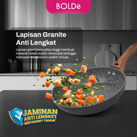 BOLDe PRINCESS seriesSILVERSTONE PAN SERIES - PANCI ANTI LENGKET ORIGINAL BOLDE
