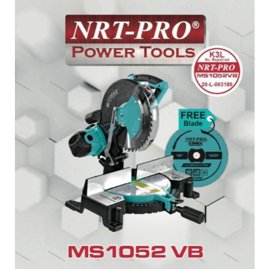 NRT Pro 10 Inch MS1052 VB Mitre Saw - Miter Saw - Mesin Gergaji Alu