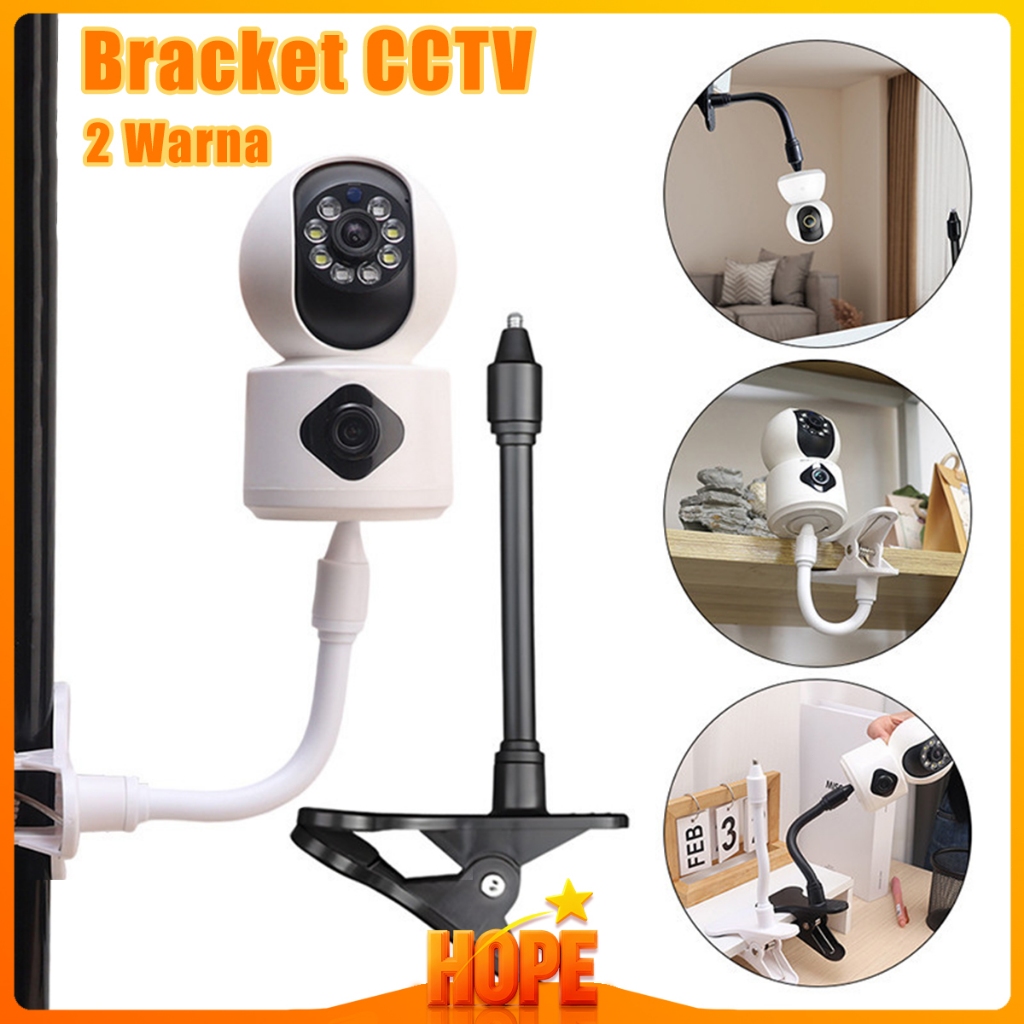 Portabel Tanpa Pengeboran Bracket CCTV Universal Dudukan Klip Kamera CCTV Klip Kamera Fleksibel Dudu
