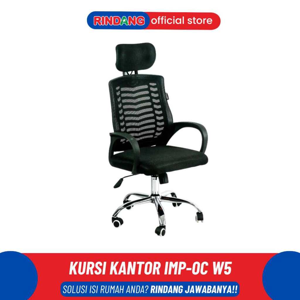IMP-OC W5 BLACK || KURSI KANTOR