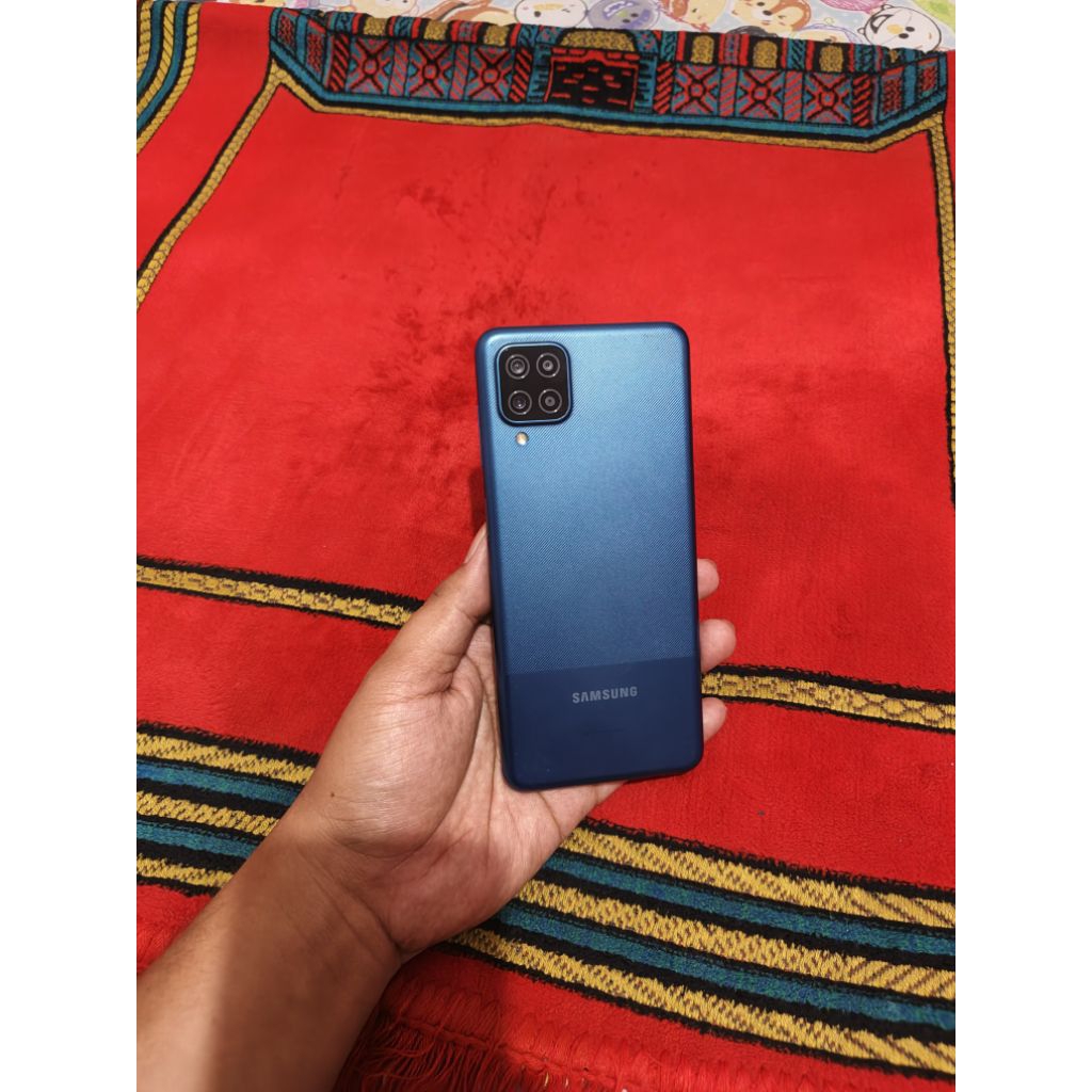 samsung a12  nominus ram 6gb 128gb garansi resmi sein hp bekas murah