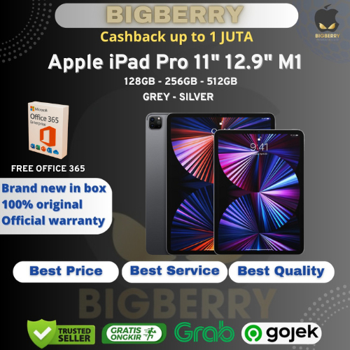 iPad Pro M1 Chip 11" 2021 128GB / 256GB / 512GB / 1TB / 2TB Grey Silver | INTER
