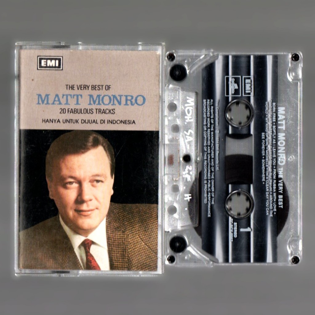 Kaset Pita Barat - Matt Monro // The Very Best of Matt Monro - 20 Fabulous Tracks - Tape Tested
