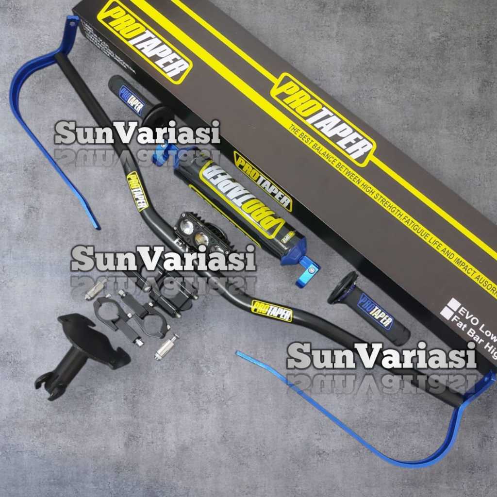 Paketan Stang Terbaru Stang Protaper Tipe Low Plus Raiser Stang Trondol Stang Plus Lampu Tembak Sore