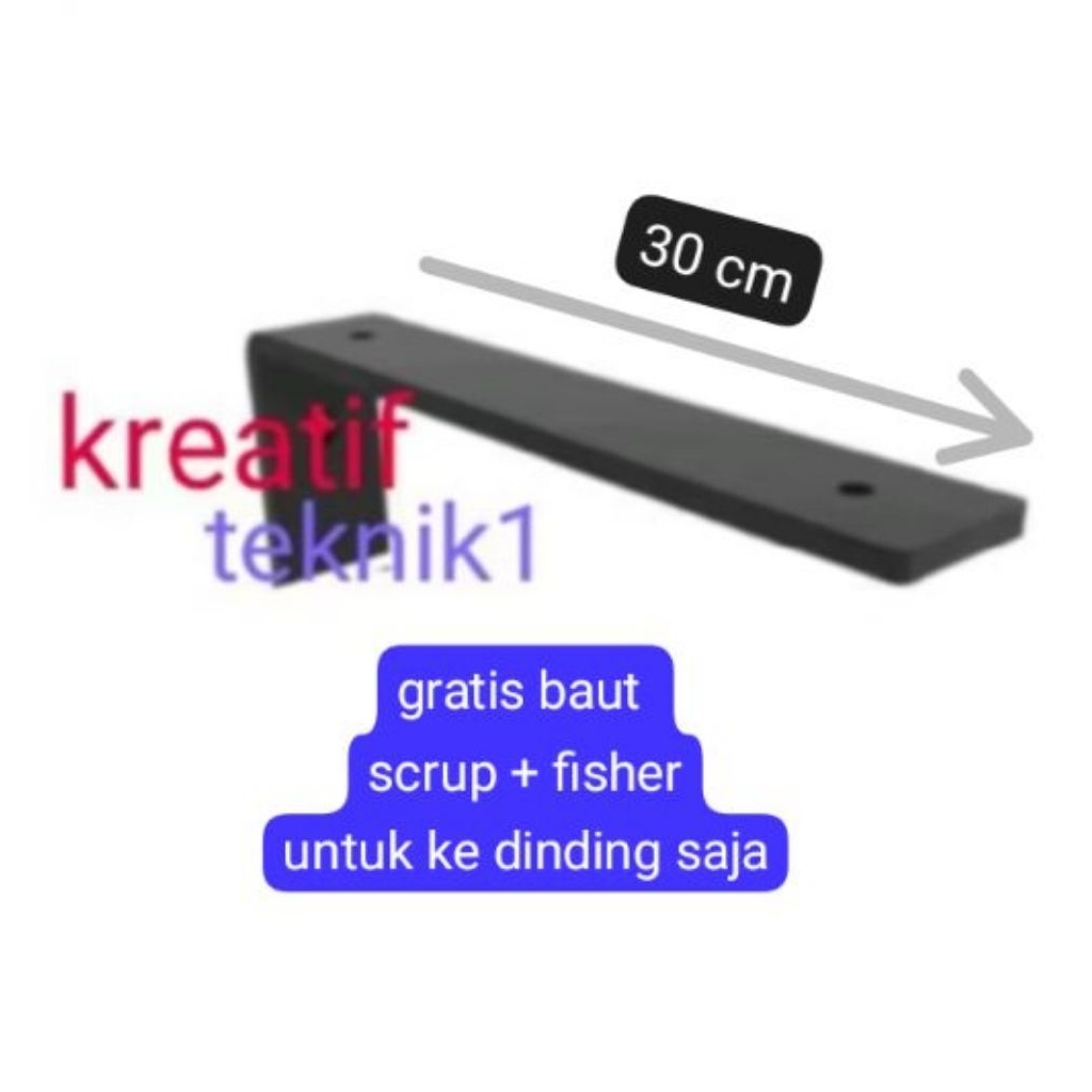 rak siku papan ambalan rak gantung tempel dinding besi siku papan ambalan rak gantung dinding rak si
